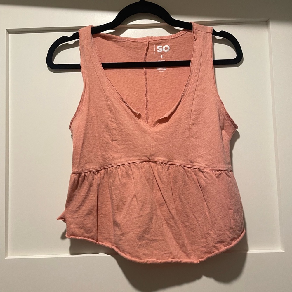 SO Women's Light Coral Tank Top